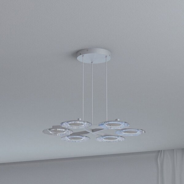Philips 40972/48/16 - Lampadario LED MYLIVING VAGA 6xLED/2,5W/230V