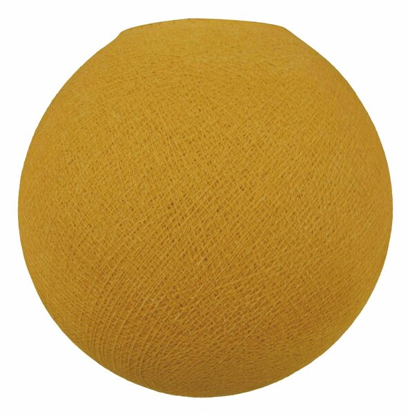 Diffusore Tori giallo, in cotone, diam. 30