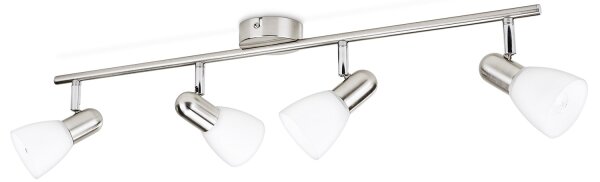 Philips Massive 50234/17/E7 - Faretto BURLAP 4xE14/40W cromo opaco