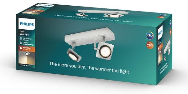 Philips 53192/48/P0 - Luce Spot a LED MILLENNIUM 2xLED/4,5W/230V