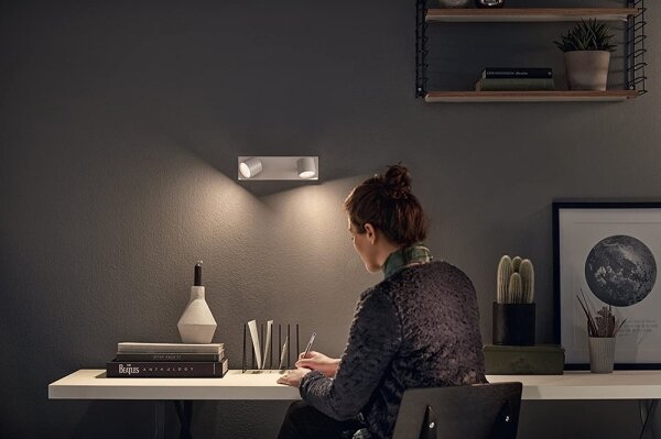Philips 56242/31/P0 - Luce Spot a LED dimmerabile STAR 2xLED/4,5W/230V