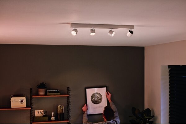 Philips 56244/31/P0 - Luce Spot a LED dimmerabile STAR 4xLED/4,5W/230V