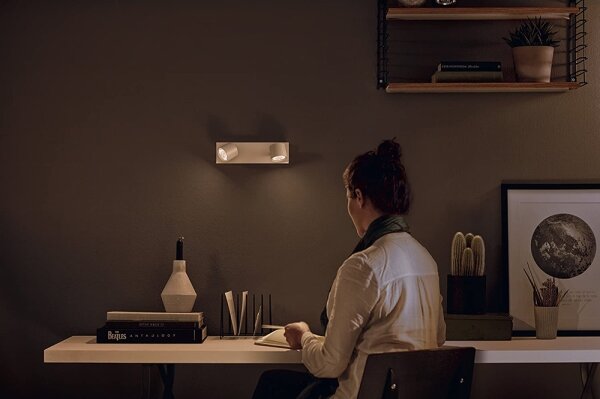 Philips 56242/31/P0 - Luce Spot a LED dimmerabile STAR 2xLED/4,5W/230V