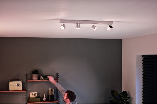 Philips 56244/31/P0 - Luce Spot a LED dimmerabile STAR 4xLED/4,5W/230V