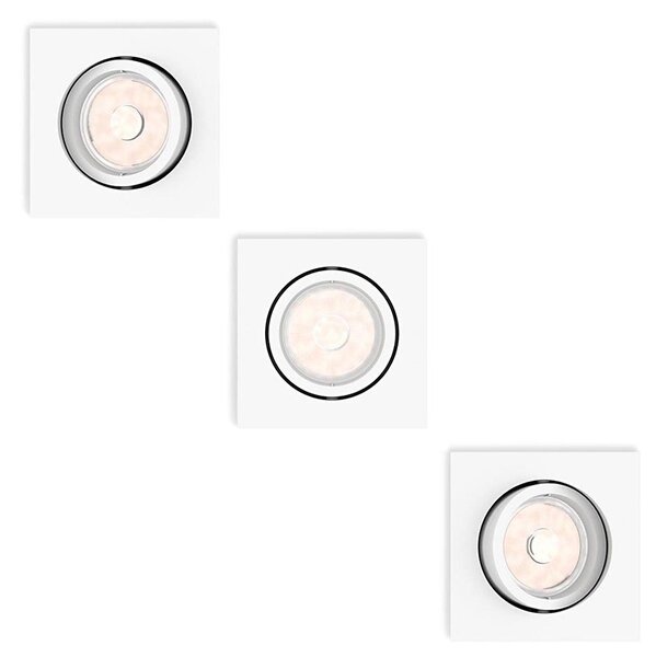 Philips 50193/31/PN - Set da 3 faretti da incasso ENNEPER 1x GU10/5,5W/230V