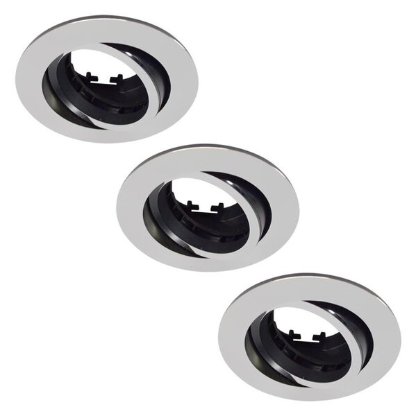 Philips 50393/17/PN - KIT 3x Lampada da incasso DONEGAL 1xGU10/5,5W/230V