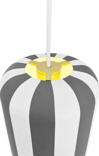 Lampada a sospensione Dyberg Larsen, Gry, dimmerabile, Grigio, Soggiorno, Metallo, Scandinavo
