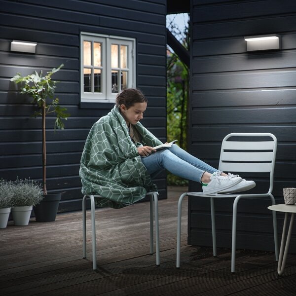 Philips 16483/93/P3 - Applique a LED da esterno BUSTAN 2xLED/4,5W IP44