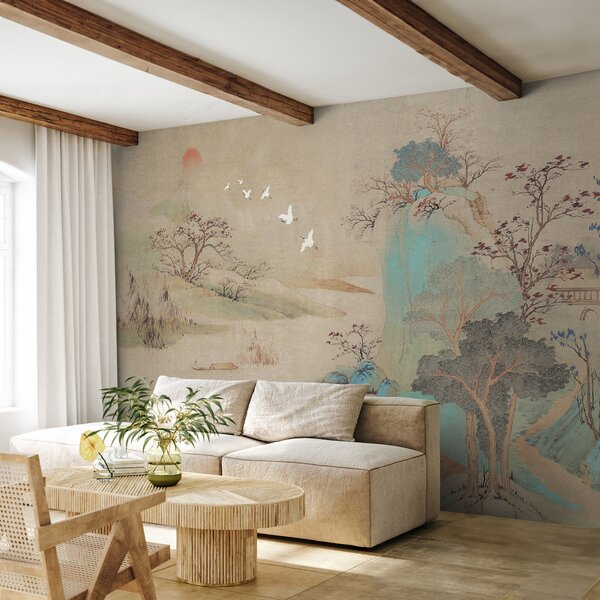 Carta da parati Paesaggio in stile cinese, Carta da parati Stile Orientale, u42038 : Uwalls.it