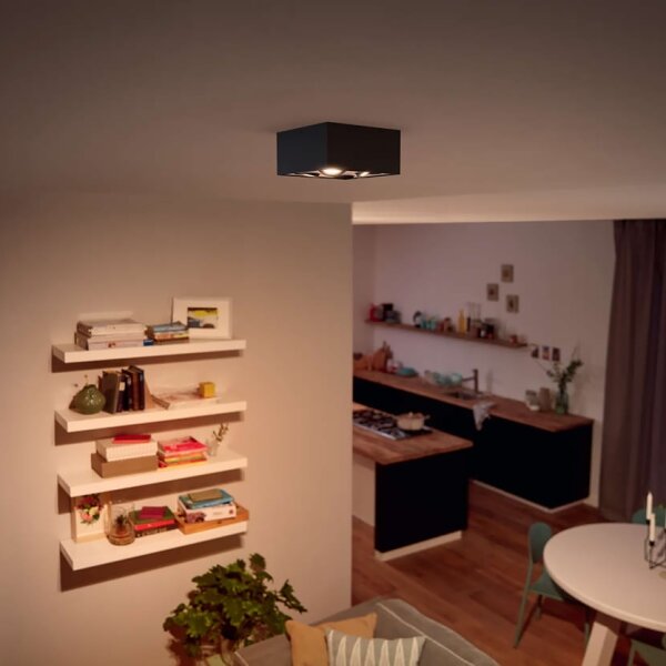 Philips 50494/30/P0-Faretto LED dimmerabile MYLIVING BOX 4xLED/4,5W/230V