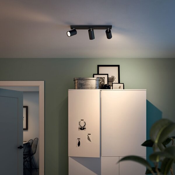 Philips 50593/30/PN - Faretto MYLIVING KOSIPO 3xGU10/5,5W/230V