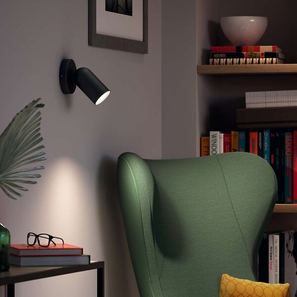 Philips 50581/30/PN - Faretto MYLIVING PONGEE 1xGU10/5,5W/230V