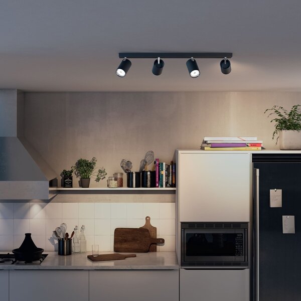 Philips 50594/30/PN - Faretto MYLIVING KOSIPO 4xGU10/5,5W/230V