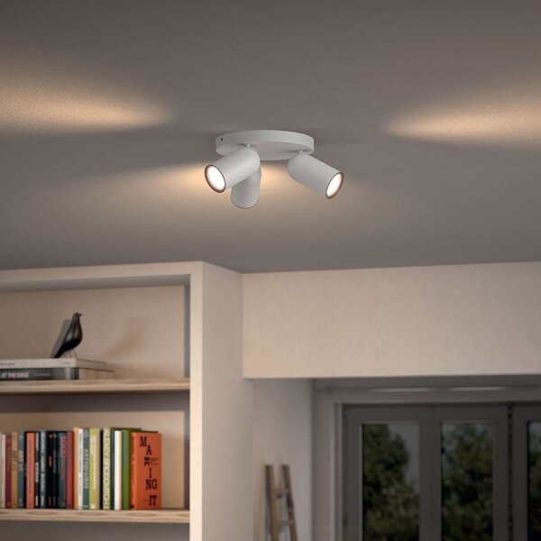 Philips 50583/31/PN - Faretto MYLIVING PONGEE 3xGU10/5,5W/230V