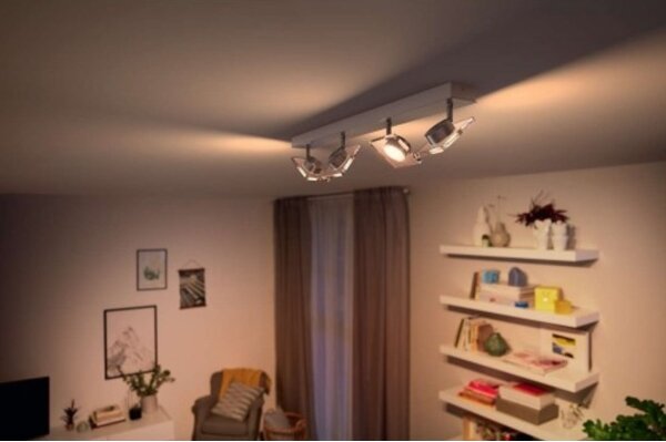Philips 50484/17/PO - Faretto a LED GOLYGON 4xLED/4,5W/230V