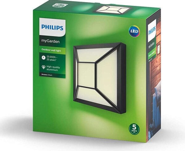 Philips 17393/30/P0 - Applique a LED da esterno DROSERA LED/12W IP44