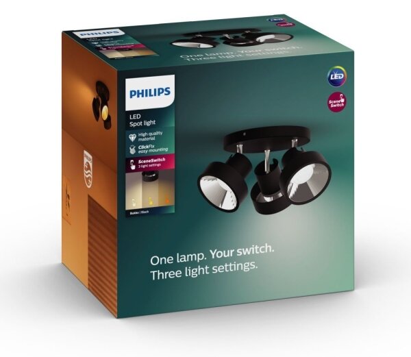 Philips 50603/30/P0 - Faretto LED dimmerabile BUKKO 3xLED/4,3W/230V
