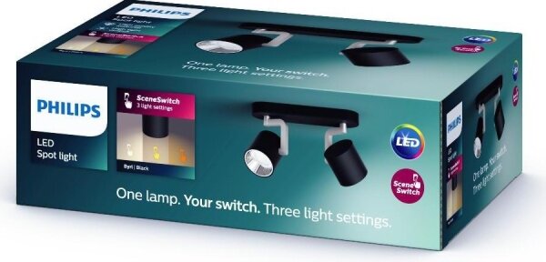 Philips 50672/30/P0 - Luce Spot a LED dimmerabile BYRL 2xLED/4.5W/230V