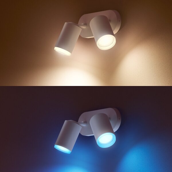 Philips 50632/31/P7 - LED RGBW Faretto Hue FUGATO 2xGU10/5,7W/230V
