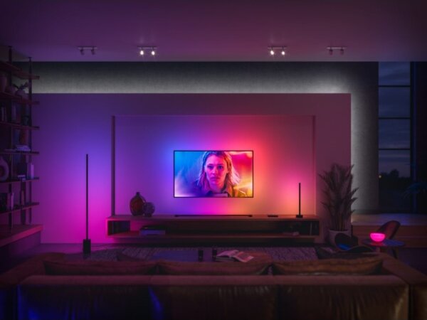 Philips - Lampada da tavolo LED RGB dimmerabile Hue LED/12W/230V 2000-6500K nero