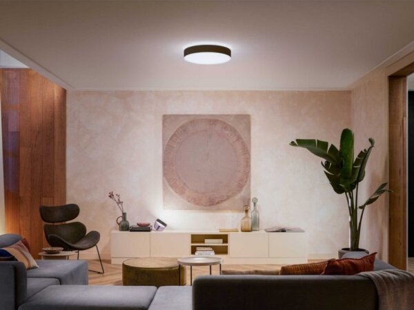 Philips - Plafoniera LED dimmerabile Hue ENRAVE L LED/33,5W/230V nera+ telecomando