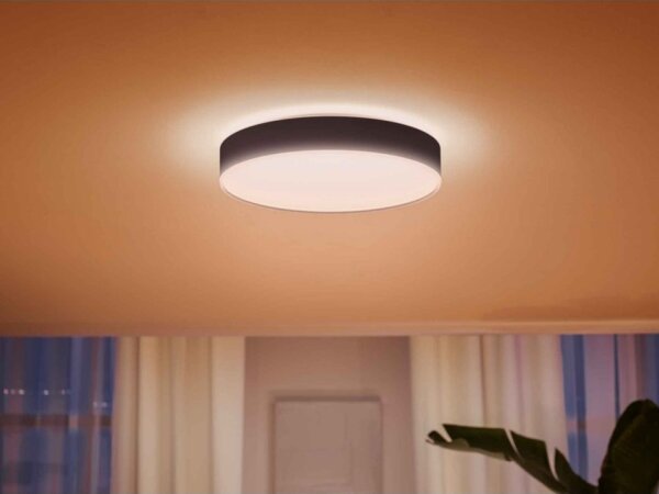 Philips - Plafoniera LED dimmerabile Hue ENRAVE L LED/33,5W/230V nera+ telecomando