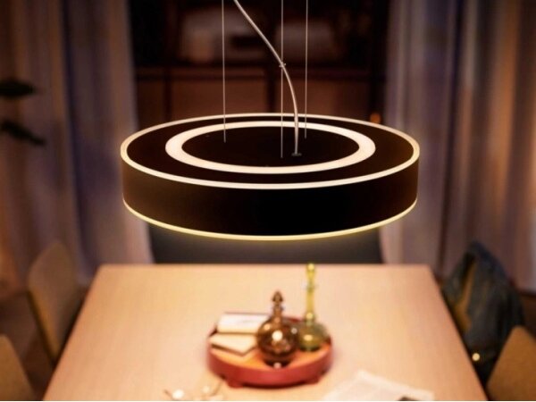 Philips - Lampadario a sospensione con filo LED dimmerabile Hue ENRAVE LED/33,5W/230V nero + +TC