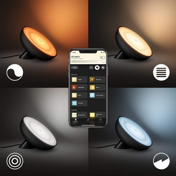 Philips - Lampada da tavolo dimmerabile LED RGB Hue BLOOM LED/7,1W/230V