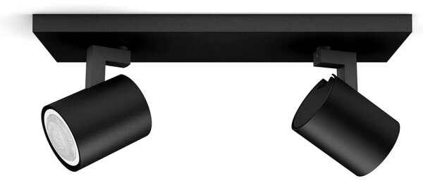 Philips - Faretto LED dimmerabile Hue RUNNER 2xGU10/4,2W/230V + +TC nero