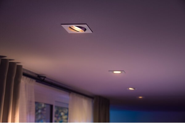 Philips 50551/31/P7 - LED RGB Lampada da incasso Hue CENTURA 1xGU10/5,7W/230V