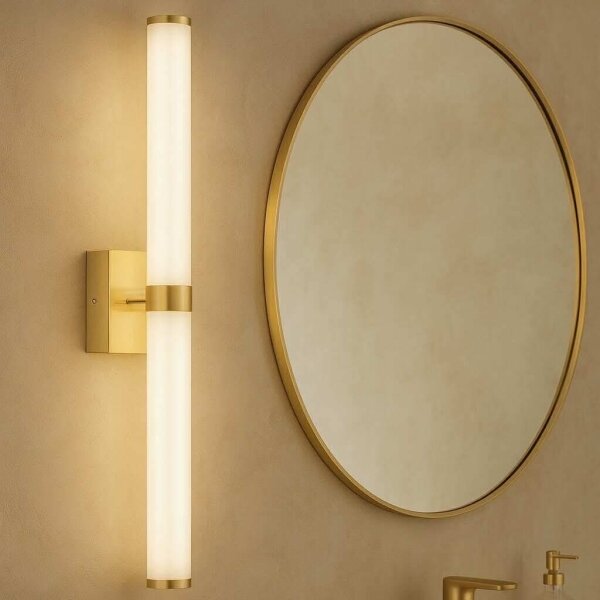 Argon 8926 - Illuminazione LED per specchio da bagno BATUMI LED/24W/230V 3000K IP44 oro