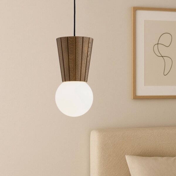 Argon 8952 - Lampada a sospensione da bagno su cavo VOLANTE 1xG9/6W/230V IP44 marrone