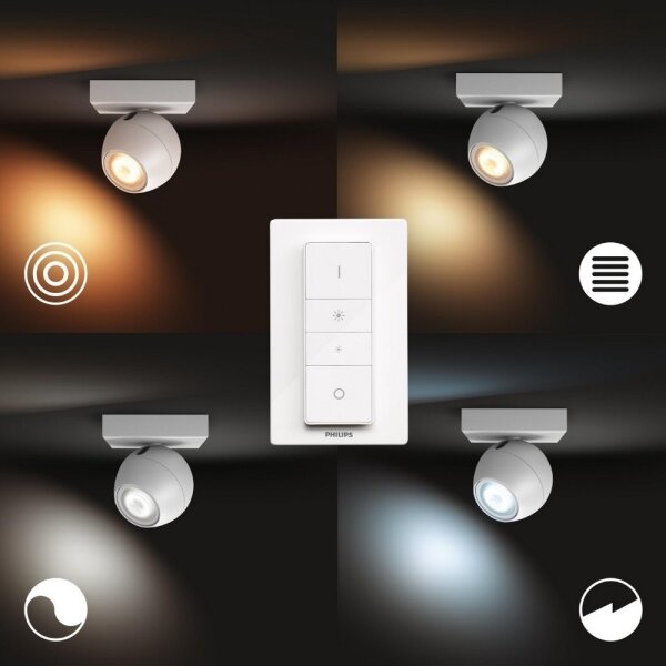 Philips 50471/31/P6 - Faretto LED dimmerabile Hue BUCKRAM 1xGU10/5W/230V