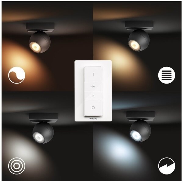 Philips 50471/30/P6 - Faretto LED dimmerabile Hue BUCKRAM 1xGU10/5W/230V