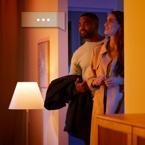 Philips 50474/30/P6 - Faretto LED dimmerabile Hue BUCKRAM 4xGU10/5W/230V