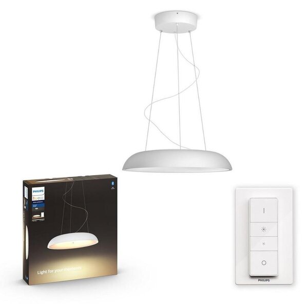 Philips 40233/31/P6 - Lampadario LED su fune dimmerabile Hue AMAZE LED/39W/230V + Telecomando