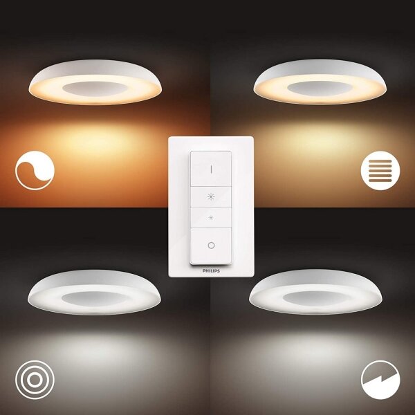 Philips 32613/31/P6 - Plafoniera LED dimmerabile Hue STILL LED/27W/230V + tc