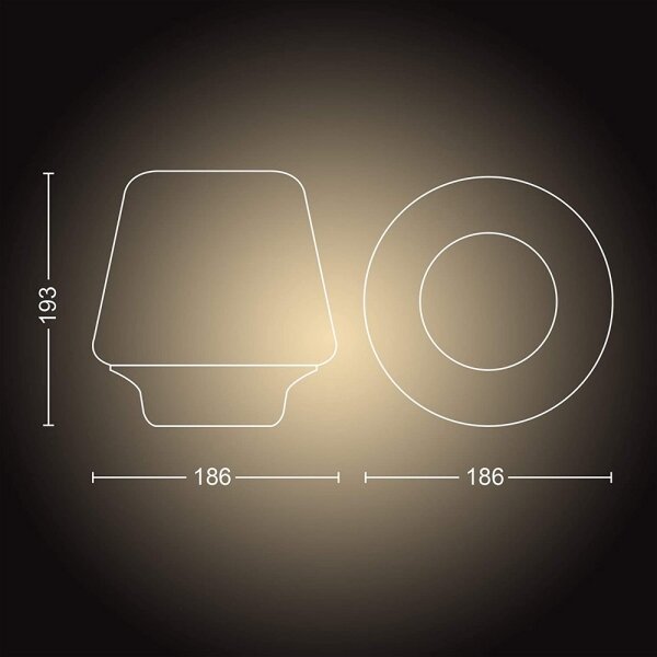 Philips 40801/30/P6 - Lampada LED dimmerabile Hue WELLNESS 1xE27/8,5W/230V + telecomando