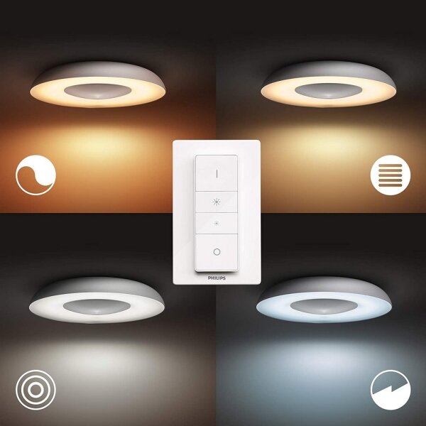 Philips 32613/48/P6 - Plafoniera LED dimmerabile Hue STILL LED/27W/230V + Telecomando