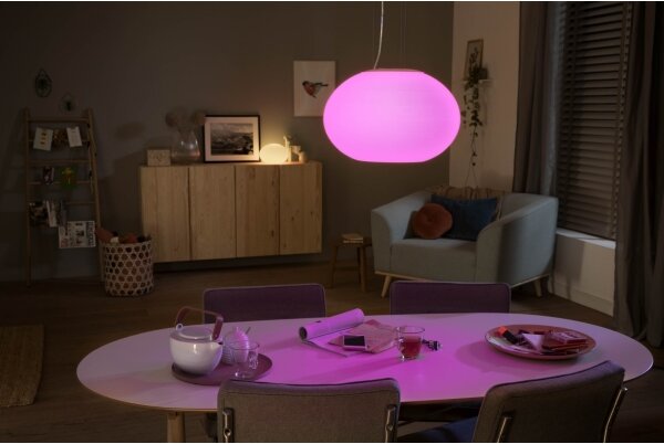 Philips 40906/31/P9 - Lampadario LED RGBW Hue FLOURISH 39W 230V