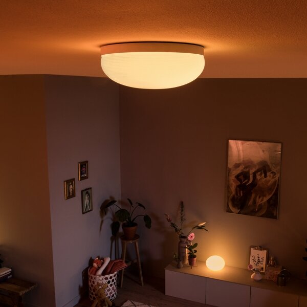 Philips 40905/31/P9 - Lampada da soffitto LED RGBW Hue FLOURISH 32W/230V
