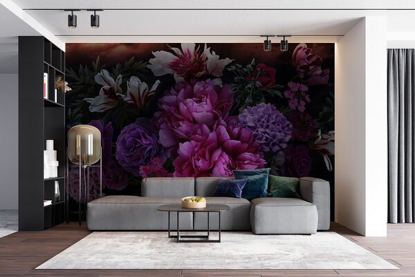 Carta da parati Bouquet di magnifiche peonie, Carta da parati Floreale, u72224 : Uwalls.it