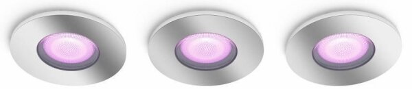 Philips - SET 3xLED RGB Luce da bagno dimmerabile Hue 1xGU10/5,7W/230V IP44