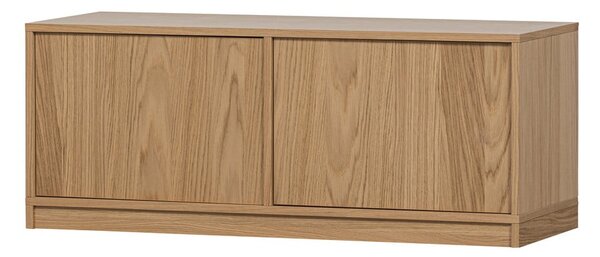Tavolo TV modulare in rovere naturale 110x44 cm Modulair - vtwonen