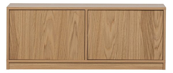 Tavolo TV modulare in rovere naturale 110x44 cm Modulair - vtwonen