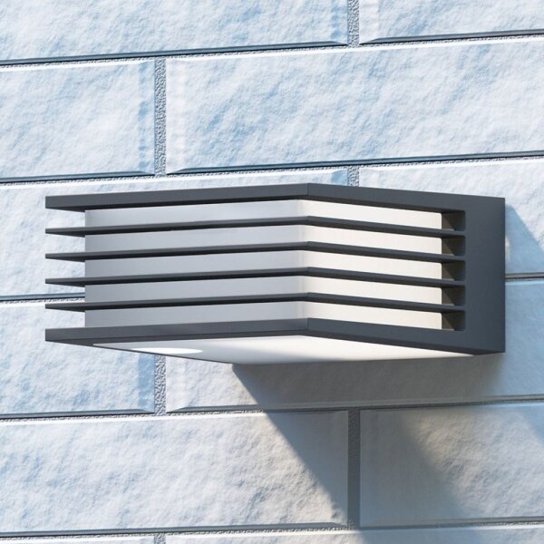 Philips - Applique da esterno SHADES 1xE27/15W/230V IP44 antracite