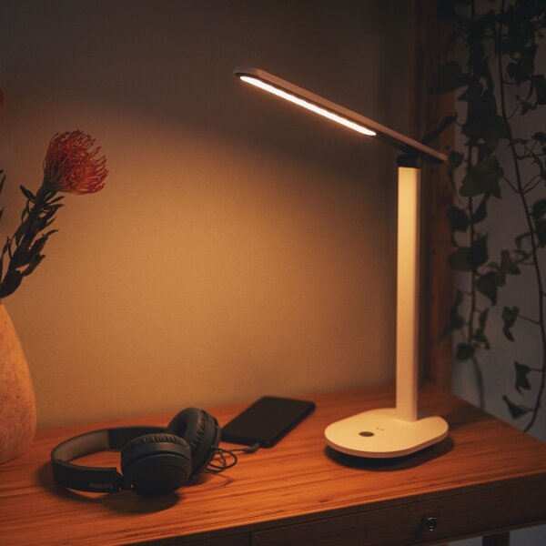 Philips - Lampada da tavolo Touch a LED IVORY LED/5W/5V 2700/3600/5000K CRI 90