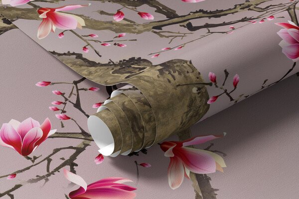 Carta da parati Fiore, acqua e liquido, Carta da parati Foresta, Carta da parati Alberi, u37233 : Uwalls.it
