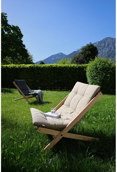 Sedia pieghevole Raw/Beige Boogie - Karup Design
