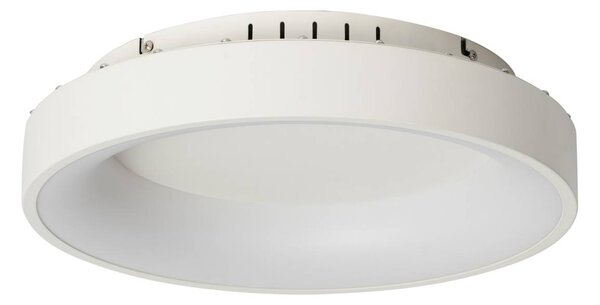 Lucande plafoniera a LED Samvel, Ø 38,4 cm, bianco, ferro